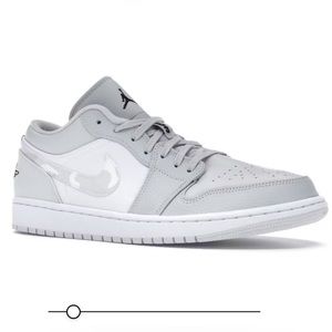 Jordan 1 low gray camo women's 7.5